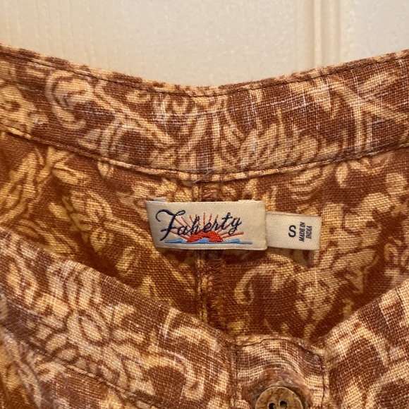 Faherty Kendall Linen Dress Size Small - Picture 3 of 5